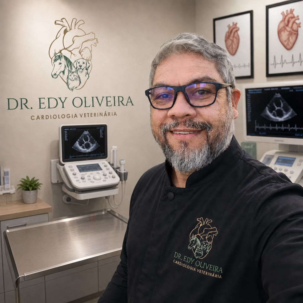 Dr. Edy Oliveira, cardiologista veterinário no VetCare Instituto Veterinário em Valinhos